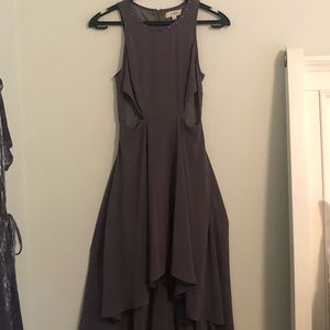 Light, airy charcoal gray dress size S